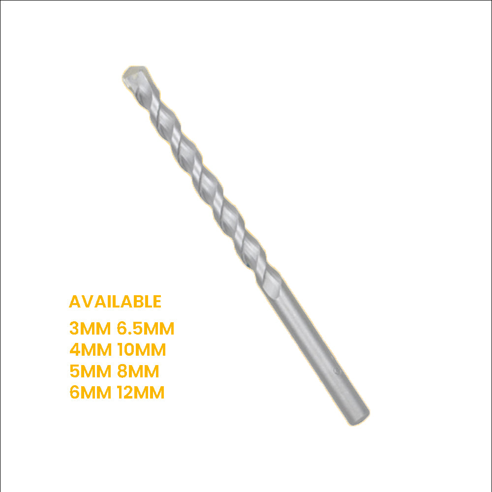 Industrial Masonry Drill Bit 6mm/ 6.5mm/ 8mm/ 10mm/ 4mm/ 3mm/ 5mm/ 12mm ING-AC