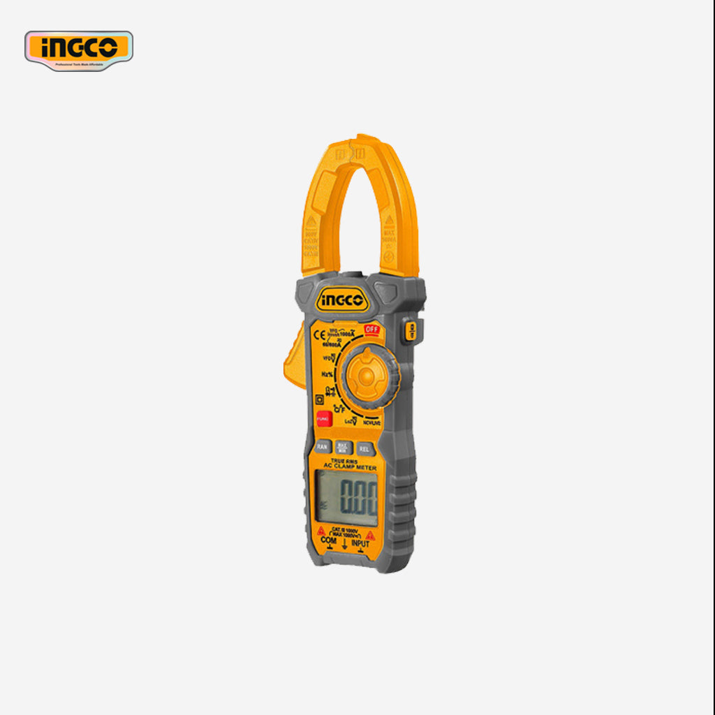 Ingco AC/DC RMS 6000 Counts Digital Clamp Meter DCM100014
