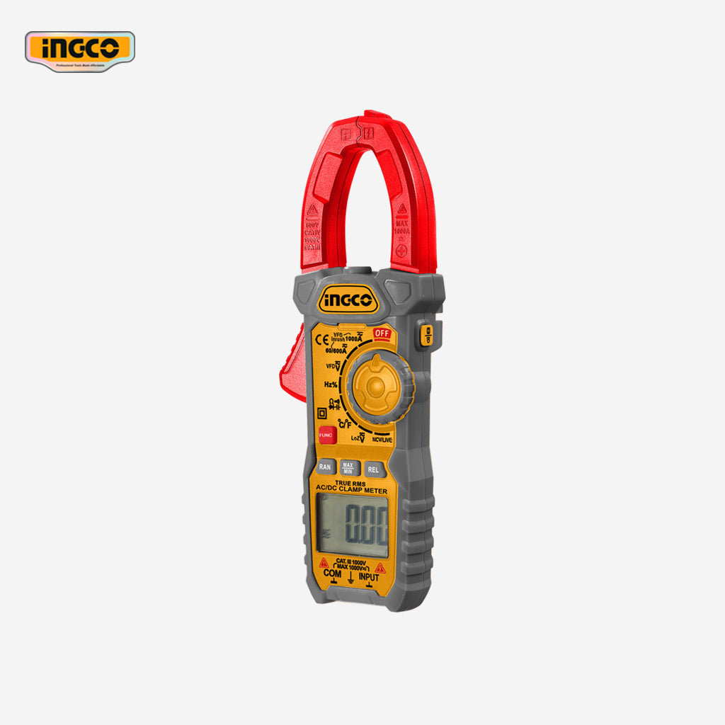 Ingco AC/DC RMS 6000counts Digital Clamp Meter DCM100015