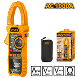 Digital Clamp Meter 1000 Amp 6000 Count DCM10004