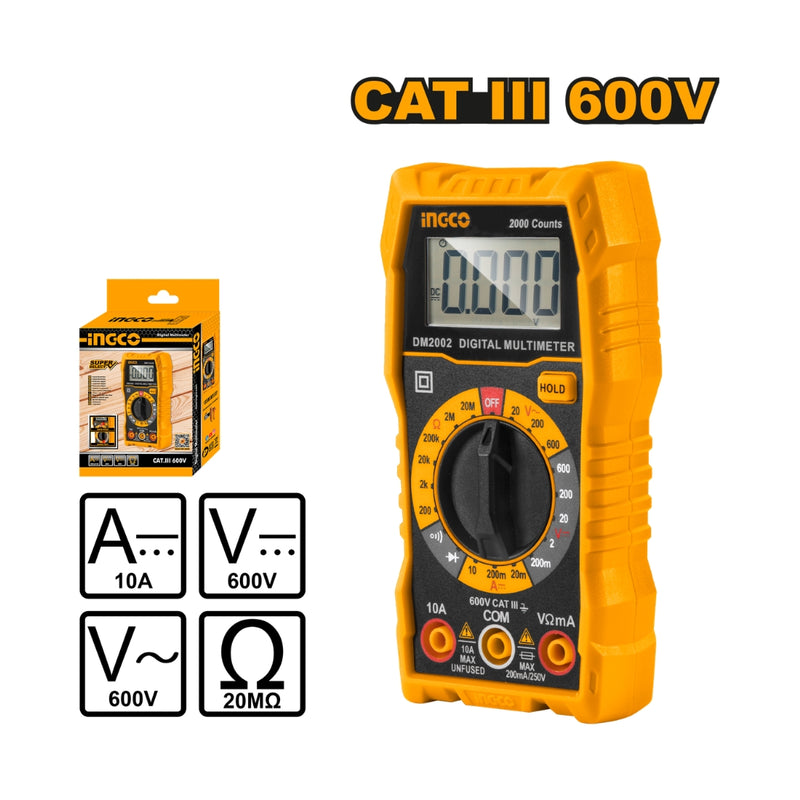 Digital Multimeter Tester Multi Tester for Electrical Tools CAT III 60 ...