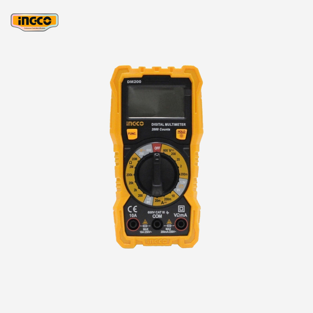Ingco Ingco Digital Multimeter Multi-tester DM200 ING-PT