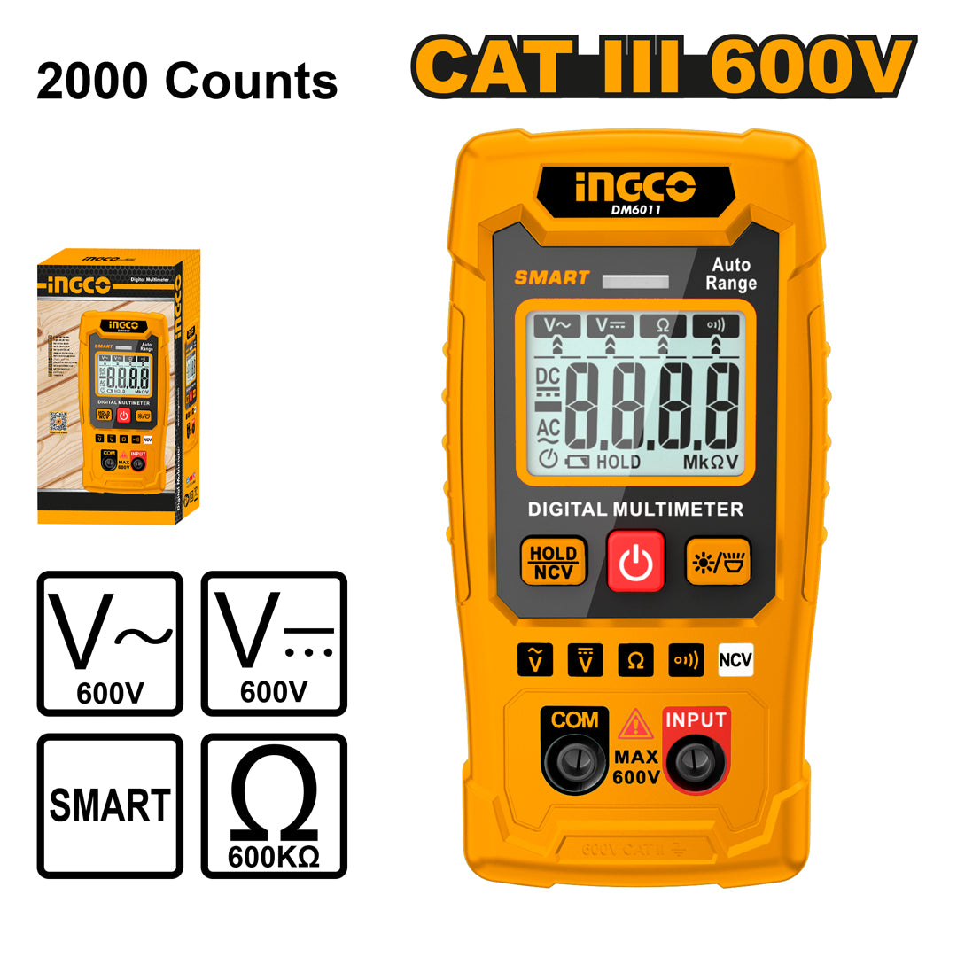 Auto Range Smart Digital Multimeter Tester DM6011