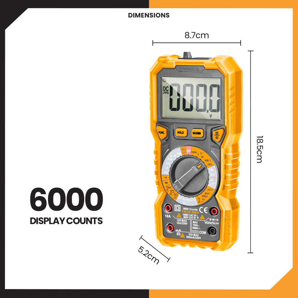 Industrial Digital Multimeter Tester DM7502