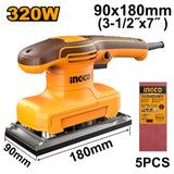 Ingco Finishing Sander Sanding Machine Power Tools 90 x 180mm 320W FS3216 ING-PT
