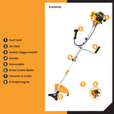 Industrial Gasoline Brush Cutter GBC53144241