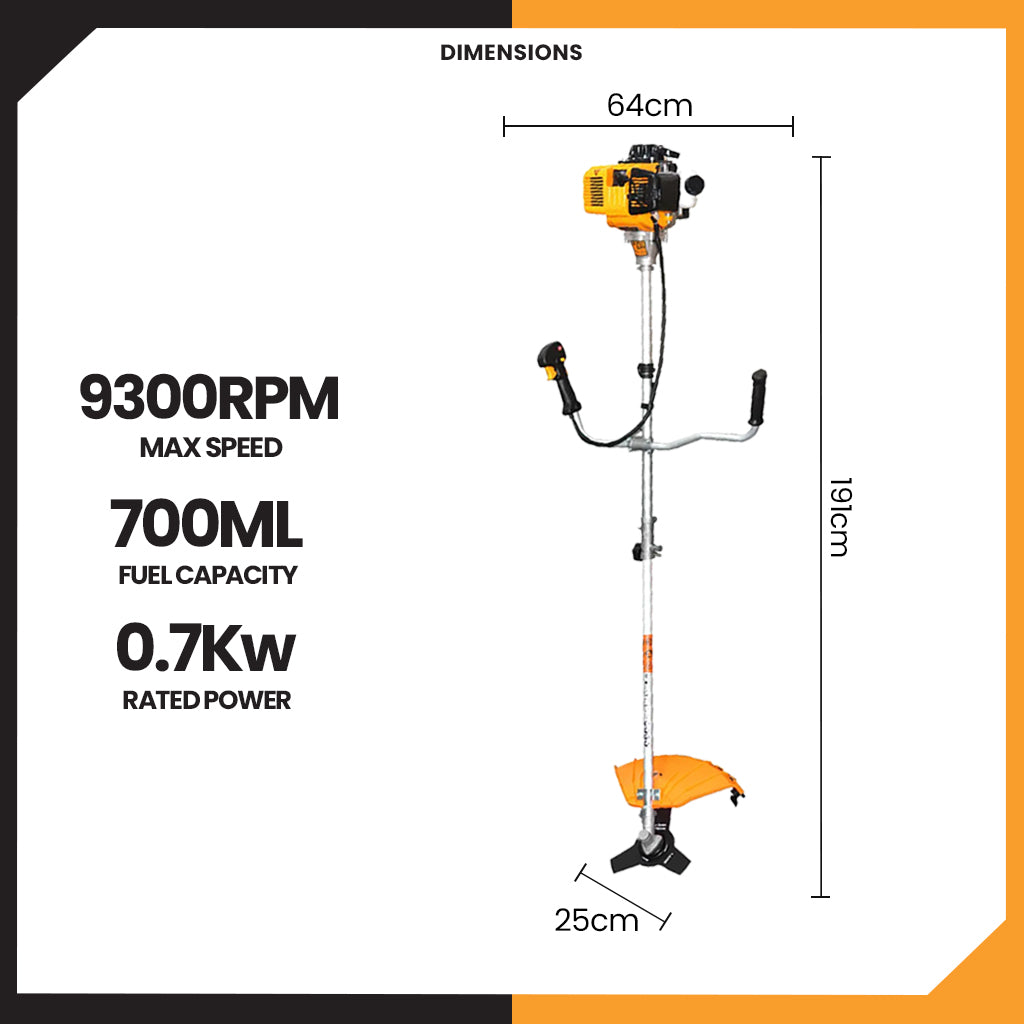 Industrial Gasoline Brush Cutter GBC53144241