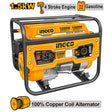 Ingco 3.5HP 1500W/1300W Gasoline Generator GE15006 - 5P - Winland Depot