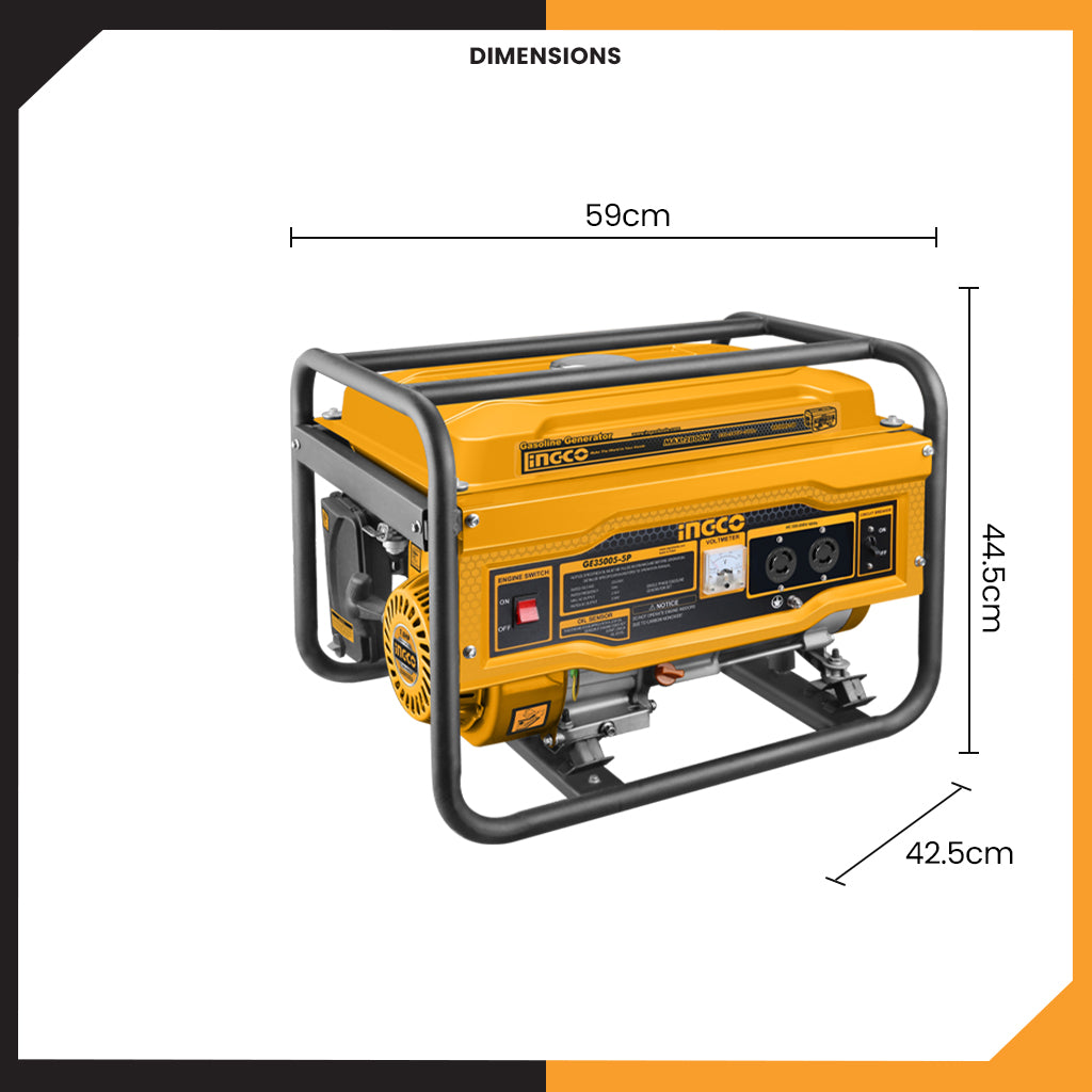 3300 Watts / 3.3Kva Gasoline Generator GE35005-5P