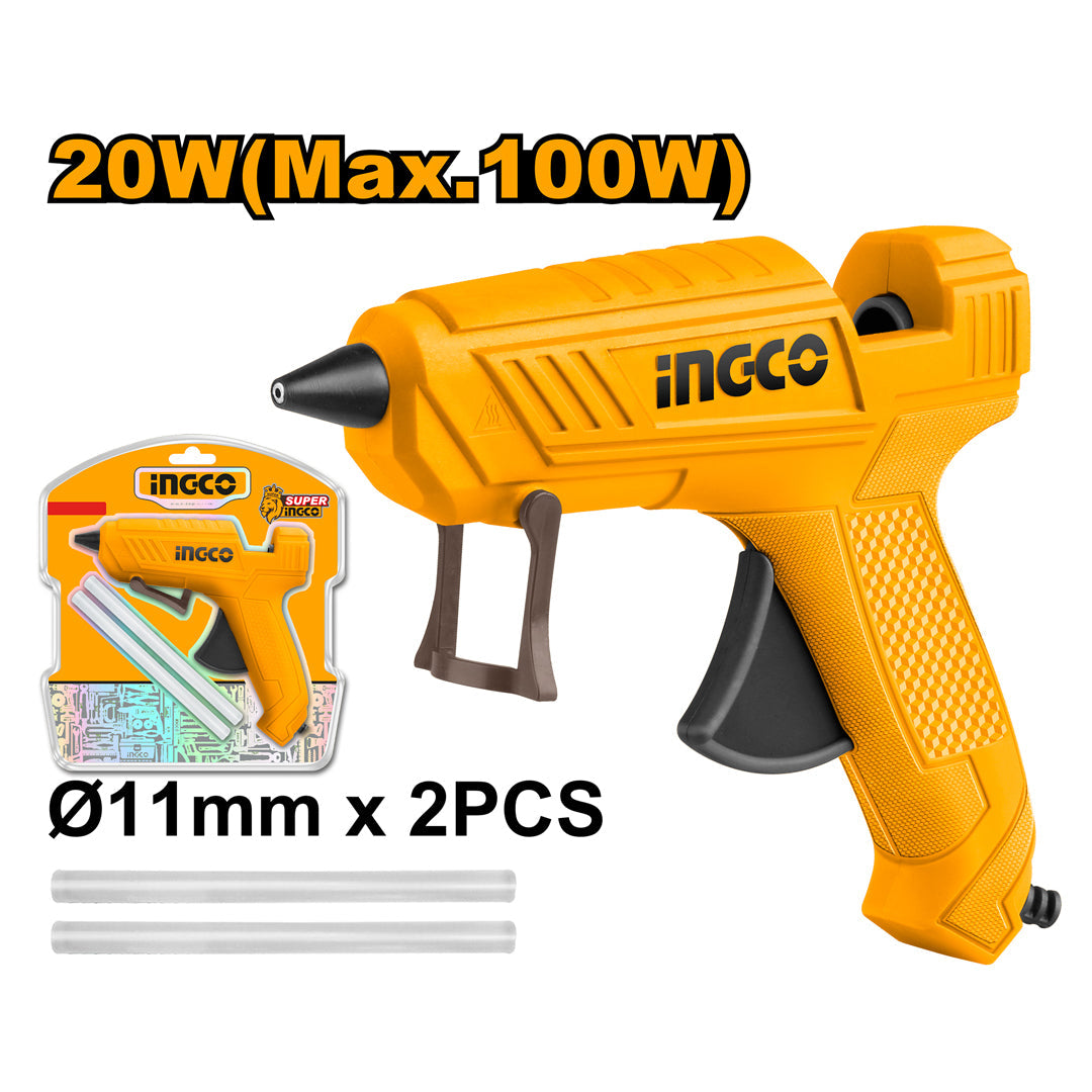 Ingco Industrial Grade Glue Gun 100W GG148/GG708