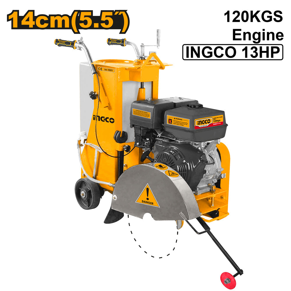Ingco Gasoline Floor Saw 35L 9.6KW GSF16-2