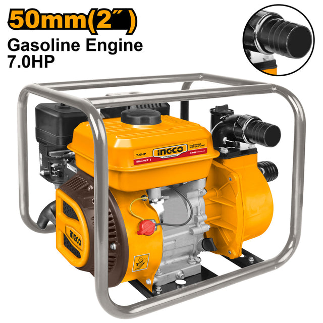 Ingco 7.0HP Gasoline Engine | Gasoline Water Pump GWP202 - Winland Depot