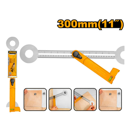 Ingco 11 Inch Angle Square 300mm HAS3001 - Winland Depot