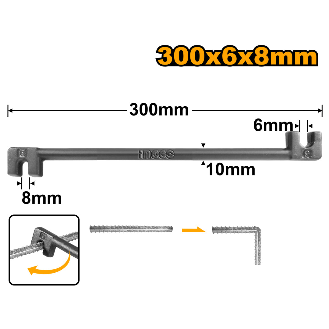 Bending Bar Metal Rod Tool Bend 300mm HBB06081