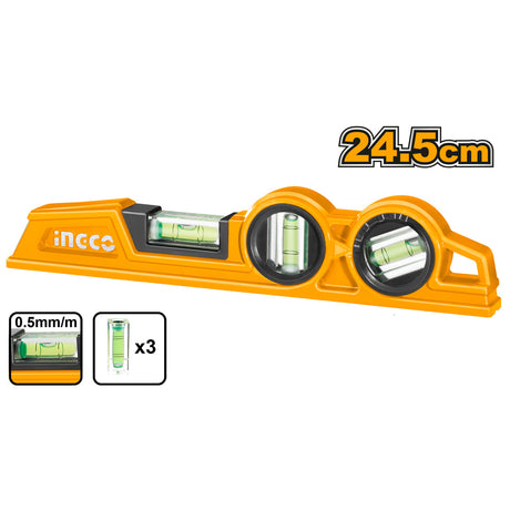 Ingco 24.5cm Alloy Mason's Level HBSL08030 - Winland Depot