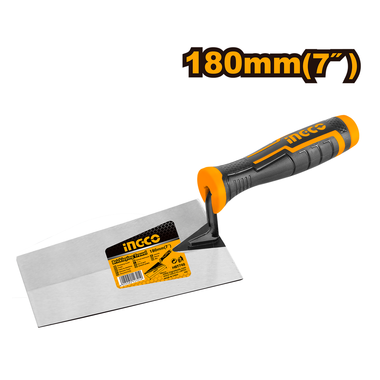 Bricklaying Trowel Stainless Steel Blade(plastic handle) ING-HT