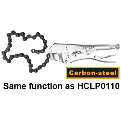 Ingco 10 Inch Chain Clamp Locking Plier HCLP0210 - Winland Depot