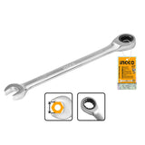Ingco ratchet spanner wrench, heavy-duty steel hand tool
