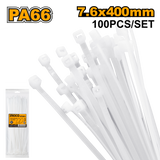 100pcs Multipurpose Nylon Cable Ties Self Locking Zip Ties Cable 4.8mm,7.2mm,7.6mm ING-CO