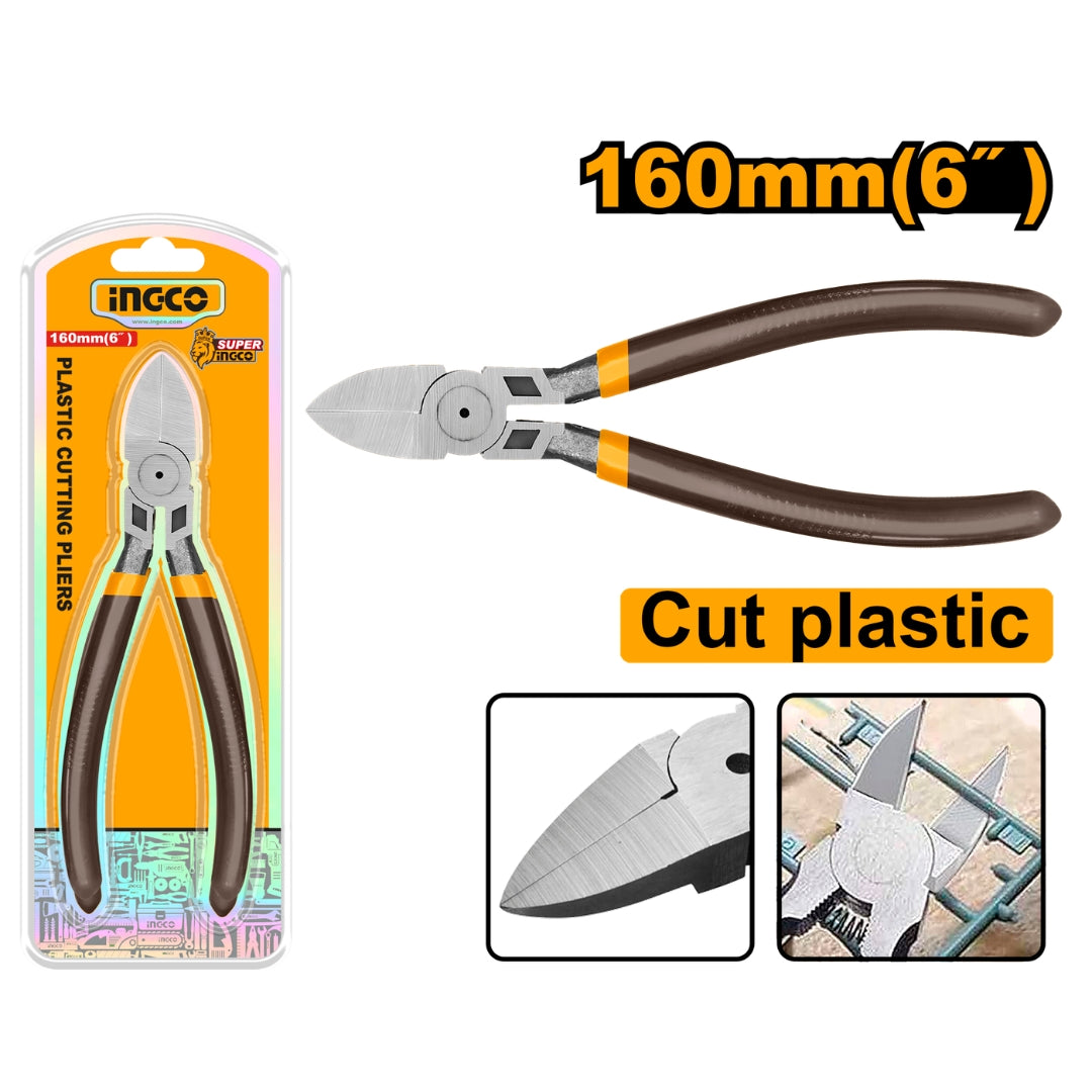 6 Inch / 160mm Plastic Cutting Pliers HDCP38160 ING-HT