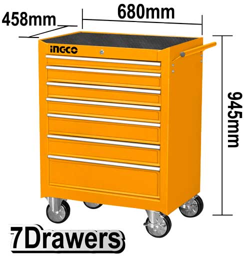 Roller Tool Cabinet with 7 Pcs Drawers HDTC02071P