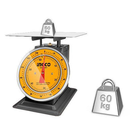 Ingco 60Kg Spring Table Weighing Scale HESA5601 - Winland Depot