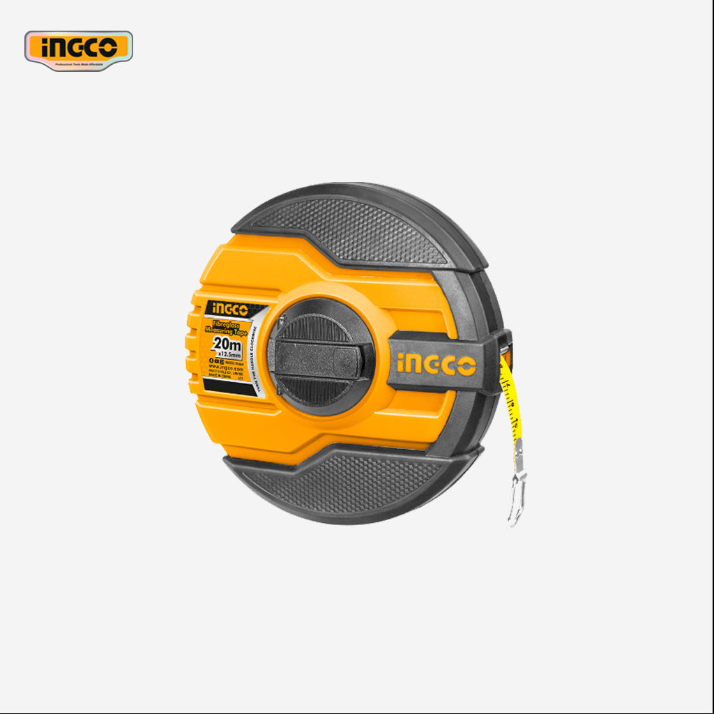 Ingco Tape Measure Fibreglass 20m x 12.5Mm Metric & Imperial HFMT8320