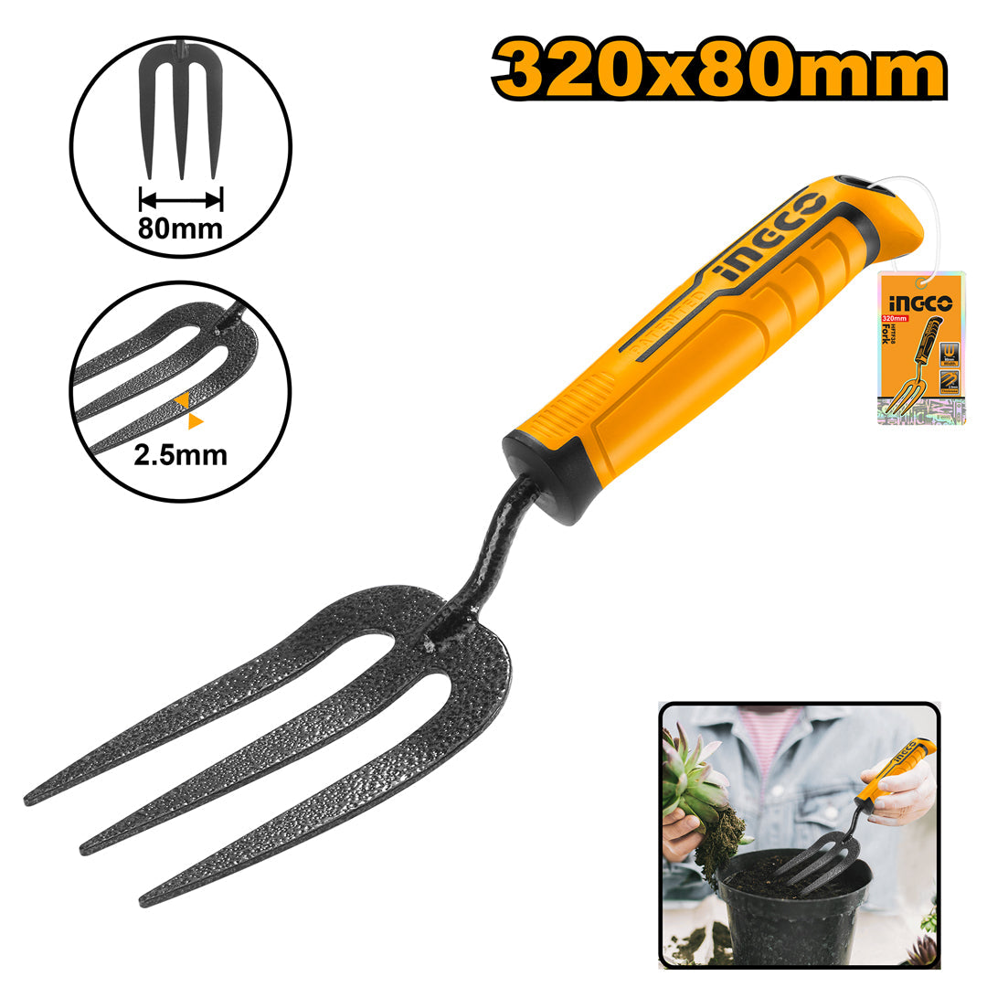 Ingco Gardening Fork Carbon Steel HFTF38