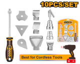 INGCO 10pcs Heat Gun Accessories Set
