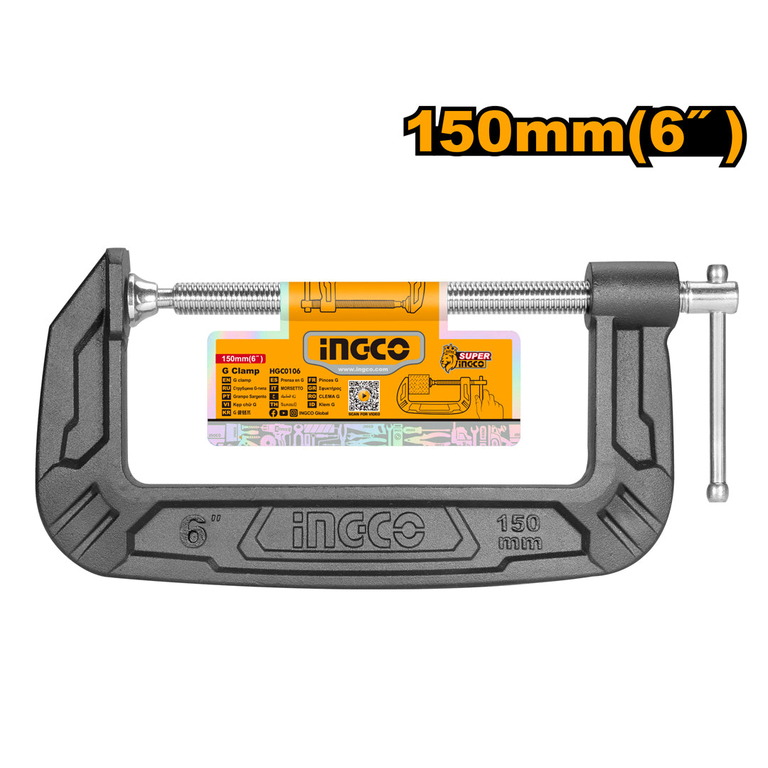 G-Clamp Cast Iron 150mm HGC0106