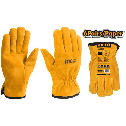 Ingco Welding Leather Gloves HGVC02