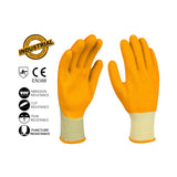 Industrial Latex Fully Coated Cotton Gloves HGVL04-XL