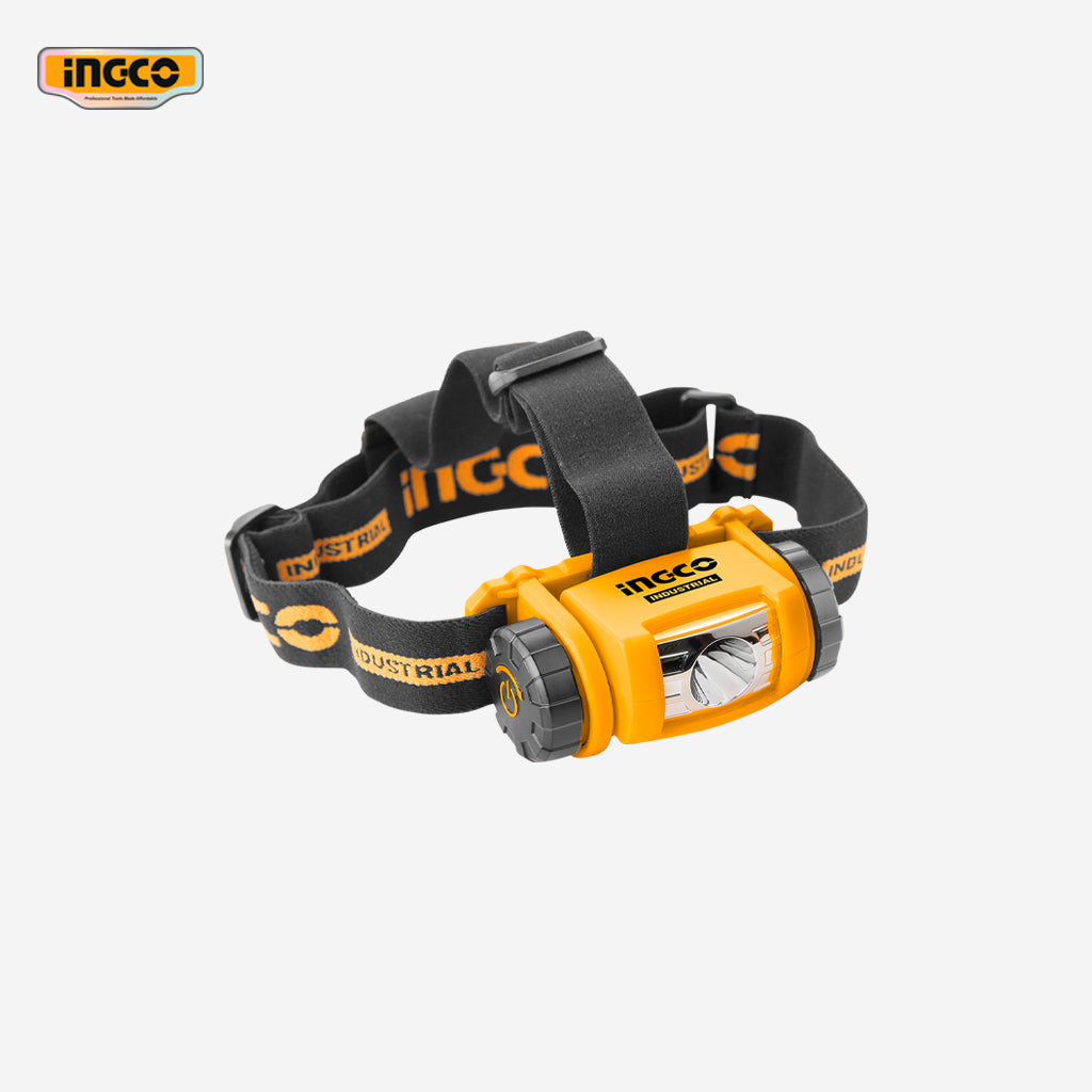 Ingco Industrial Head Lamp IPX4 Raining Resistant HHL013AAA2