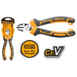 Ingco 6 Inch High Leverage Diagonal Cutting Pliers CR - V HHLDCP28160 - Winland Depot