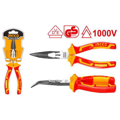 Ingco Insulated Bent Nose Pliers 1000V HIBNP28208