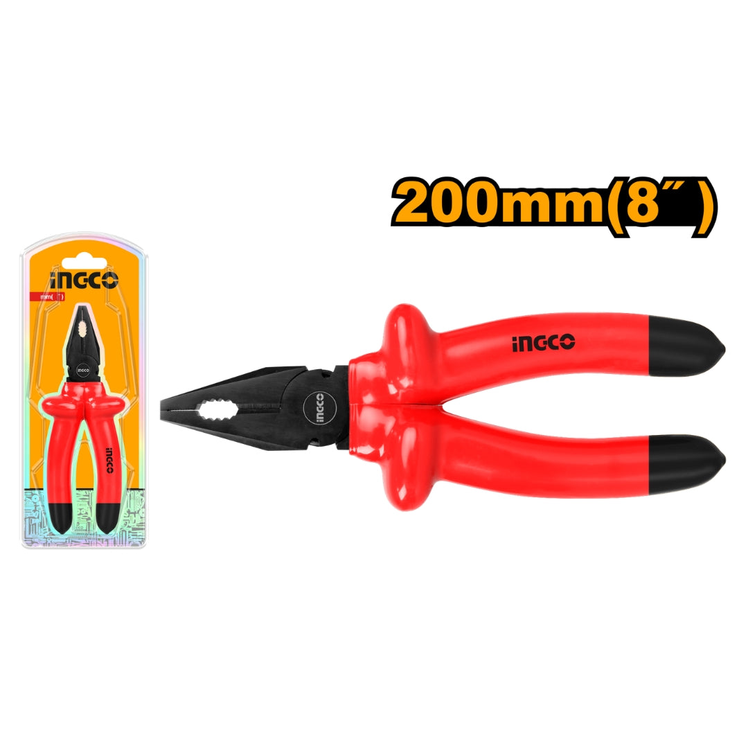 8 Inches Insulated Combination Pliers 1000V HICP01200 ING-HT