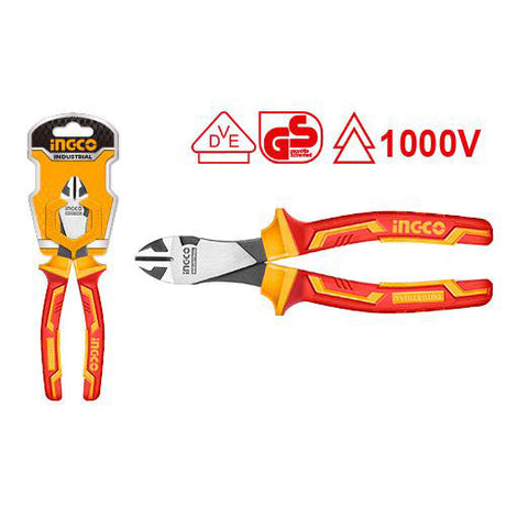 Ingco 7 Inch Insulated Diagonal Cutting Pliers HIHDCP28188 - Winland Depot