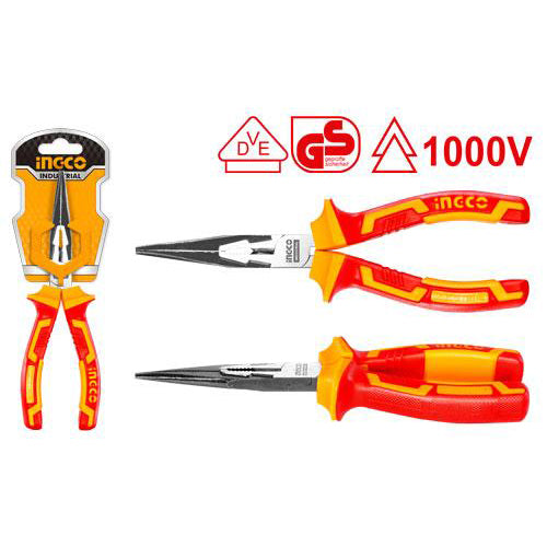 Insulated Long Nose Pliers Hand Tool 1000V HILNP28208