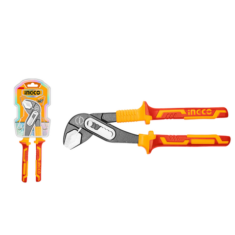 Ingco 250mm insulated pump pliers, 1000V rated