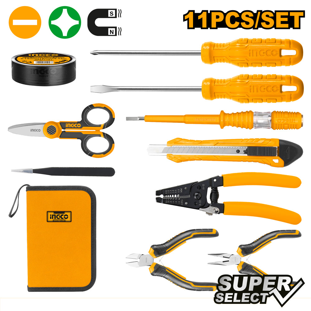 11 Pcs Electricians Tool Set HKETS0111