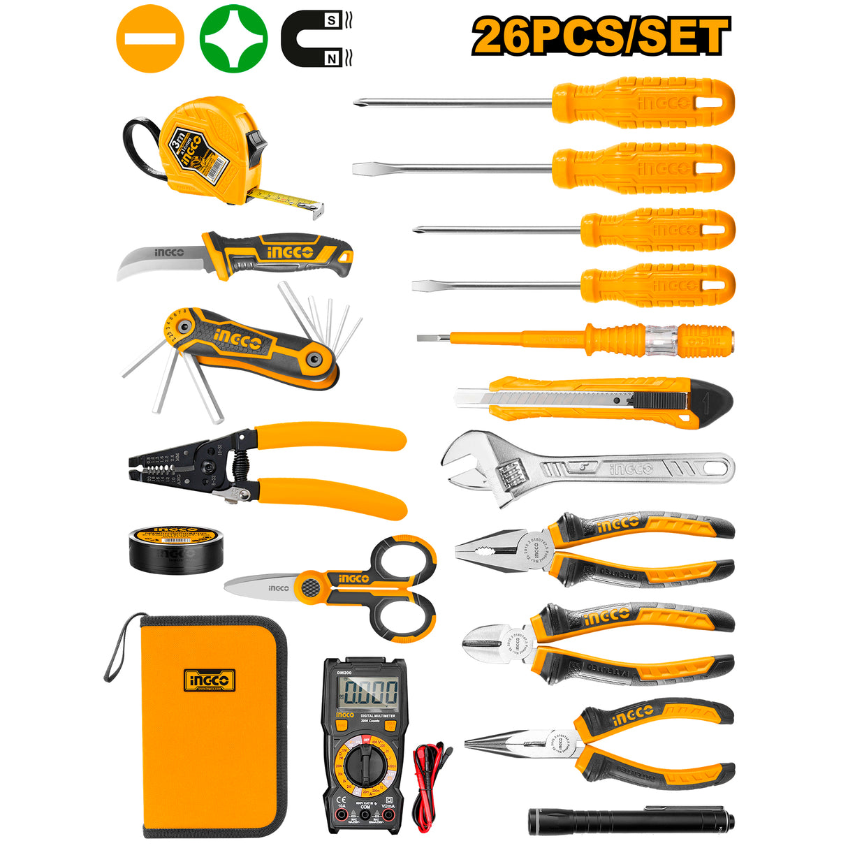 26pcs Electricians Tools Set HKETS0261