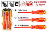 INGCO 3pcs Insulated Screwdriver Set – HKISD0308