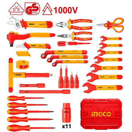 Ingco 41 Pcs Insulated Hand Tools Set HKITH4101 - Winland Depot