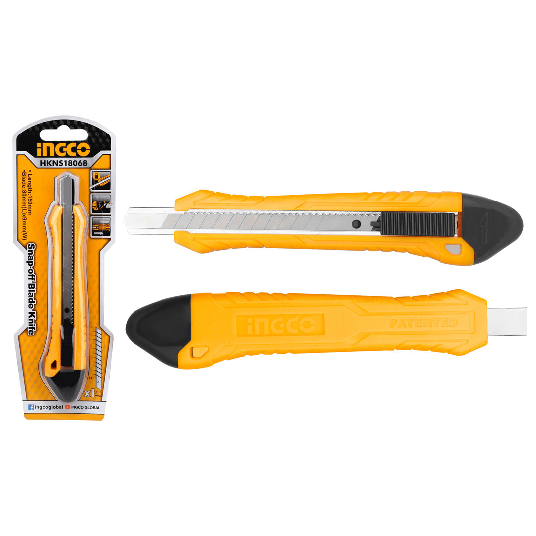 Ingco Snap Off Blade Knife Cutter HKNS1806