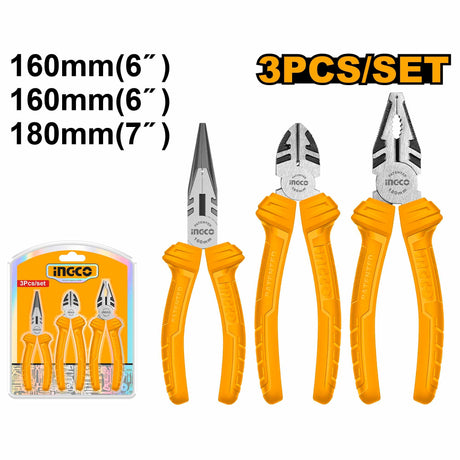 Ingco 3 Pcs / Set Pliers HKPS08311 - Winland Depot