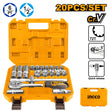 Ingco 20 Pcs / Set 1/2 Inches Socket Set HKTS12201 - Winland Depot