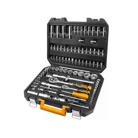 Ingco 94 Pcs 1/4 Inch and 1/2 Inch Socket Set HKTS42941 - Winland Depot