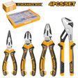Ingco 4 Pcs Pliers Set HKTV01P042 - Winland Depot