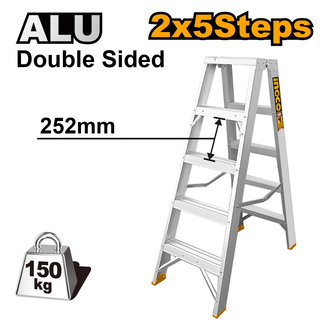 Double Sided Aluminum A-Type Ladder HLAD01051