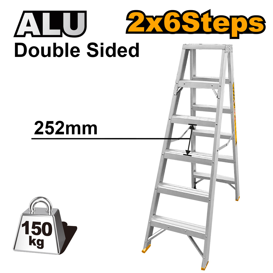 Double Sided Aluminum A-Type Ladder HLAD01061